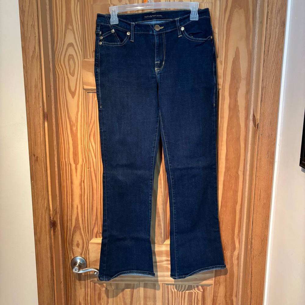 Rock & Republic Dark Blue Flare Jeans